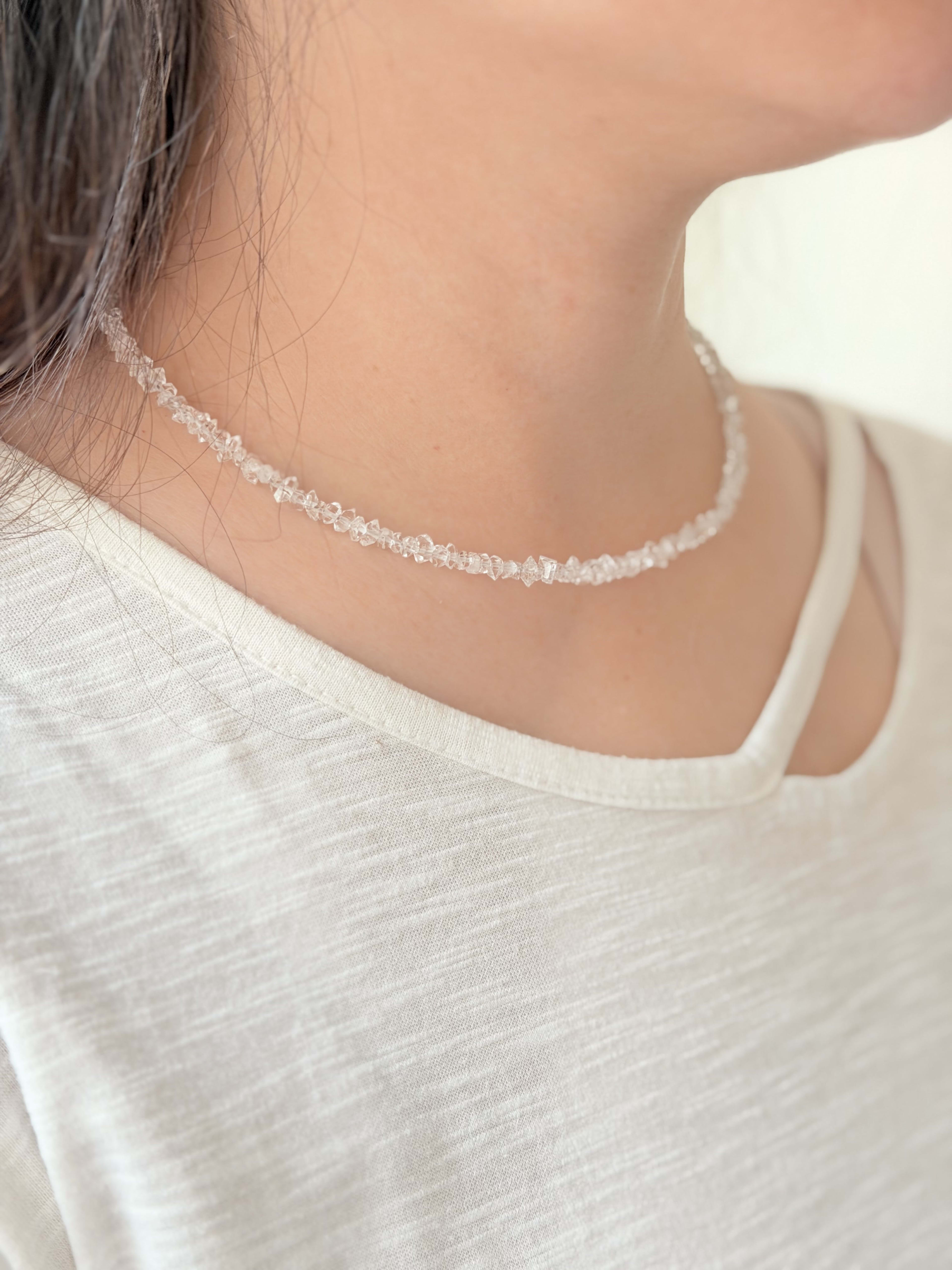 漫垚 Herkimer Diamond Necklace
