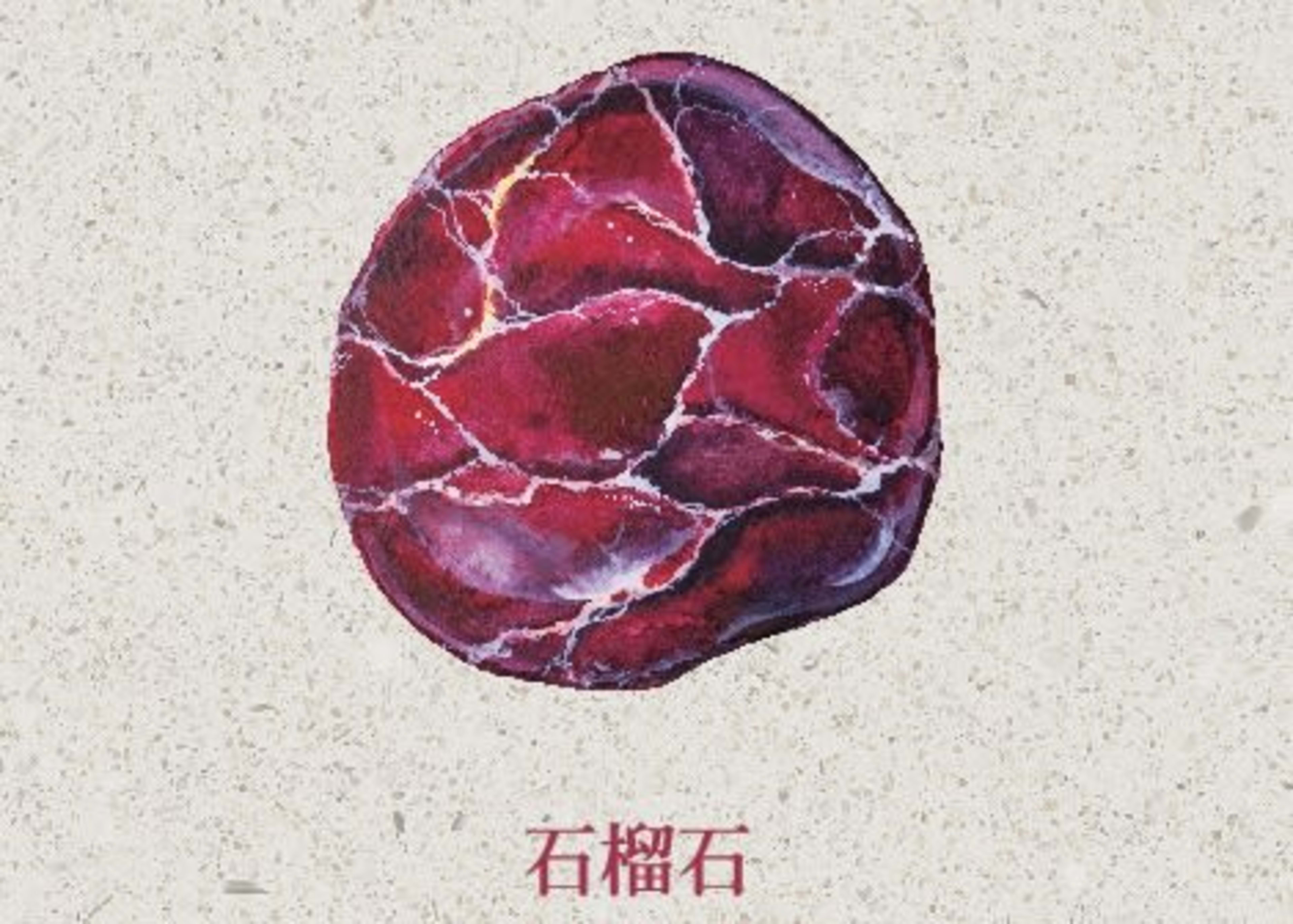 【漫垚 MÀN YÁO・誕生石誌】一月|石榴石 Garnet:一個礦物族的深紅起點