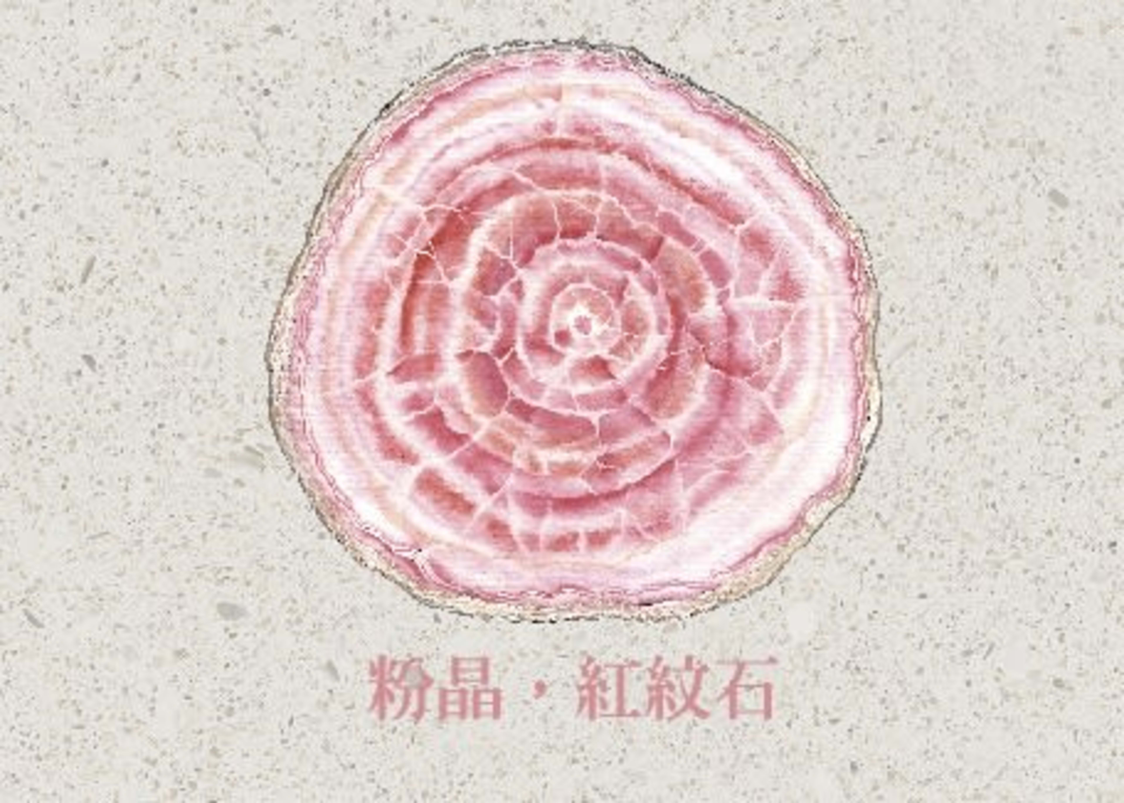 【漫垚 MÀN YÁO・誕生石誌】七月|紅紋石 Rhodochrosite:時間沉積出的粉紅