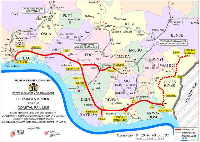 map of lagos calabar coastal road        <h3 class=