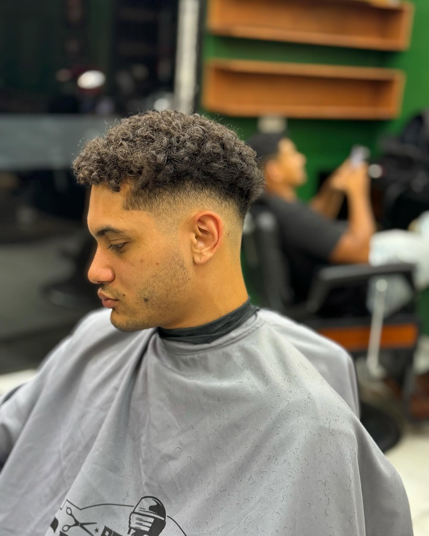 Corte realizado na Barber House