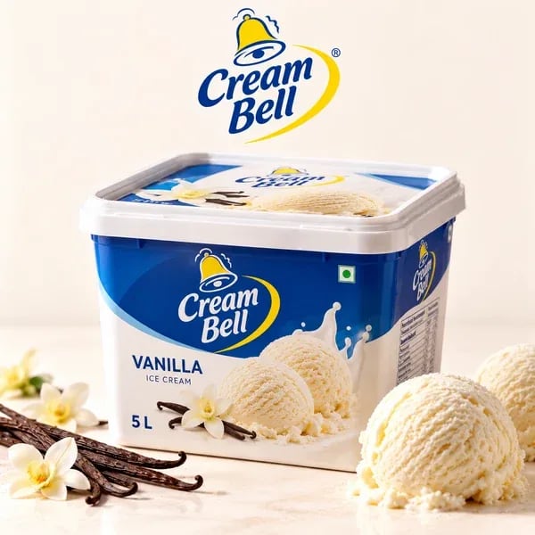 Cream Bell 5-litre ice cream pack