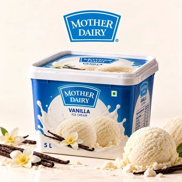 Mother Dairy 5-litre ice cream pack