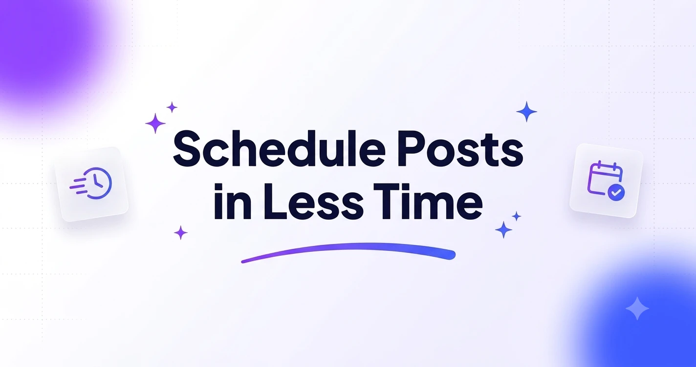 Bulk scheduling and smart queues for automated social media content publishing