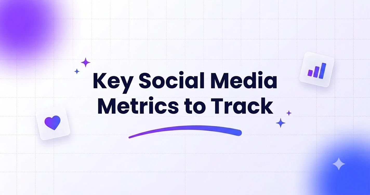 Social media engagement metrics to track likes, shares, reach, impressions, and conversions