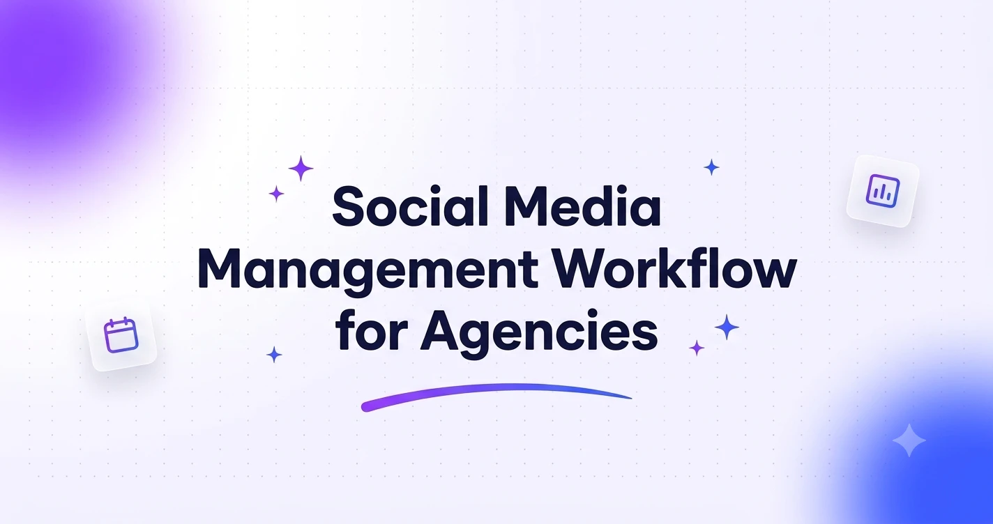 How to manage social media for multiple clients with organized workflows and content calendars