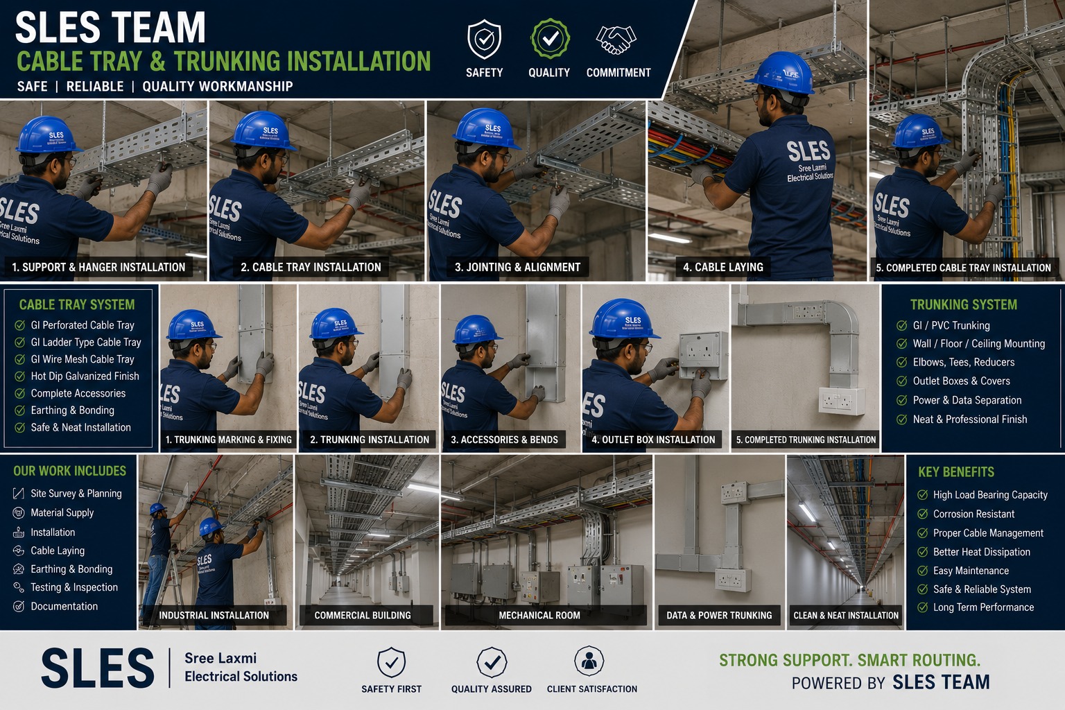 Cable Tray and Trunking Installation