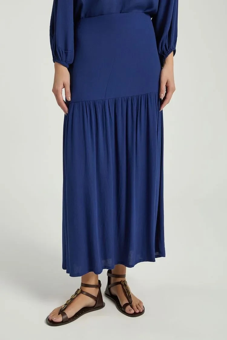 SAIA LONGA CREPE BLUE