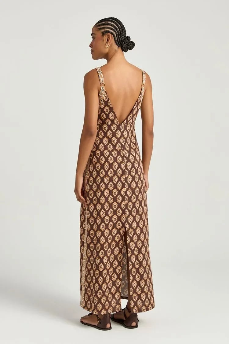 VESTIDO LONGO EST GRAVATARIA