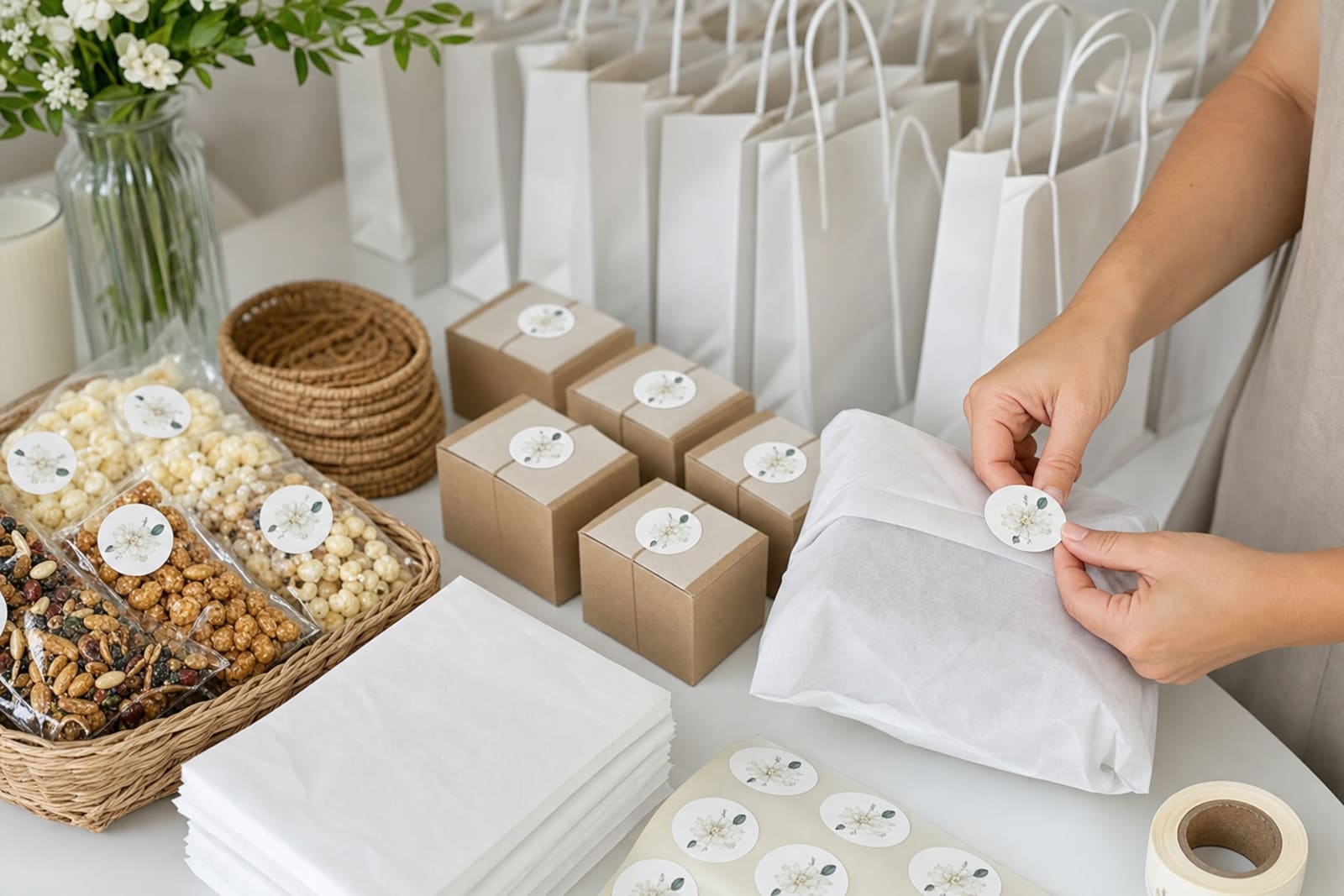 stickers for wedding favors product photography gallery image 1