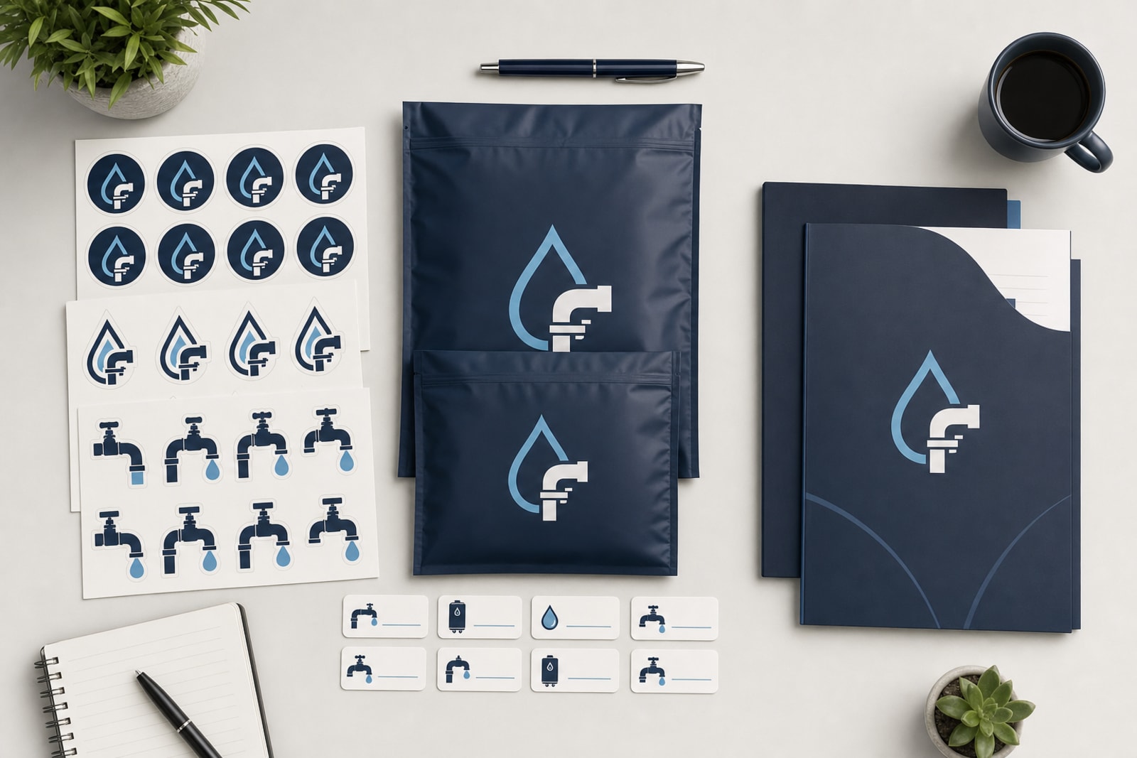 stickers for plumbers product photography gallery image 1