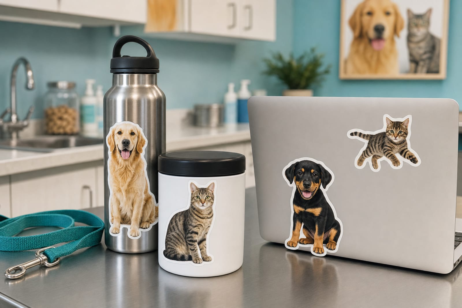 stickers for veterinary clinics product photography gallery image 2