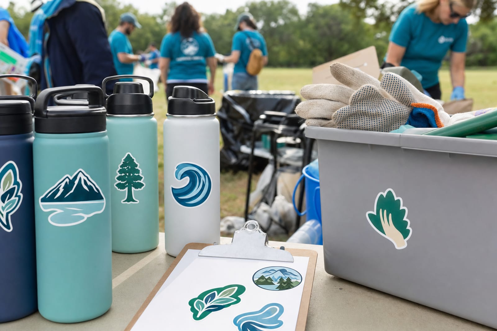 stickers for nonprofits product photography gallery image 2