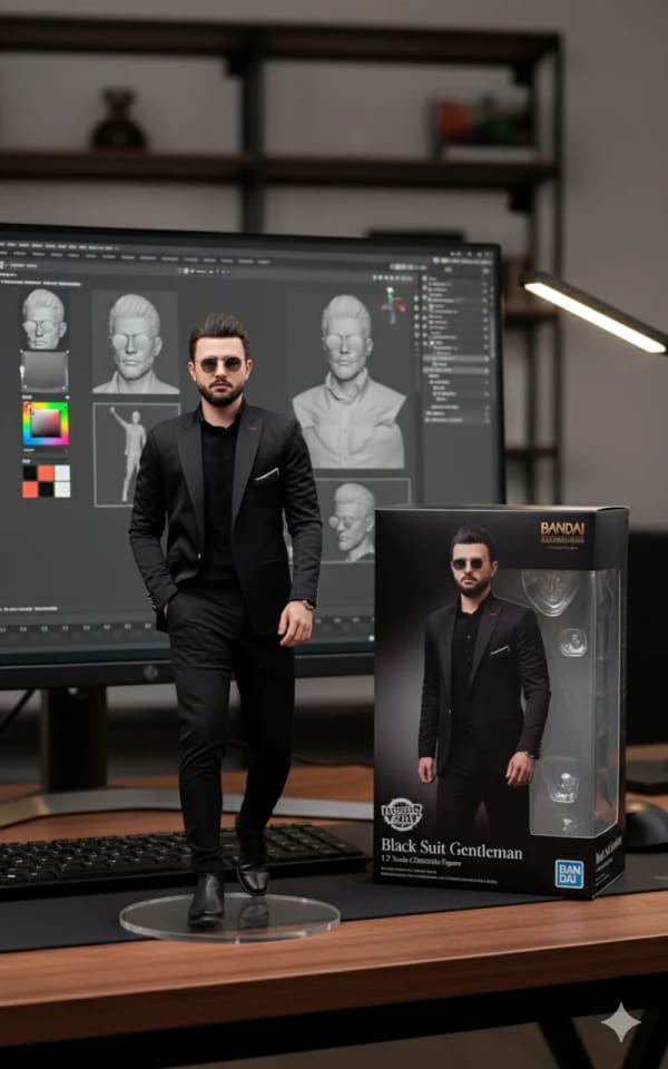 3D Action Figure — AI image prompt example