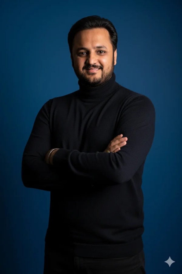 A Studio Portrait — AI image prompt example