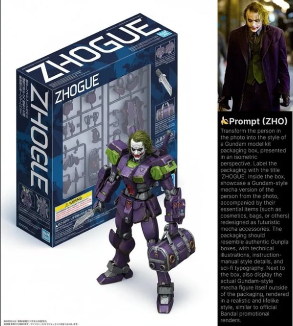 Anything to Gundam — AI image prompt example
