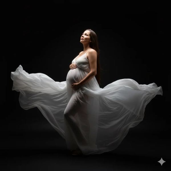 Artistic Pregnacy — AI image prompt example