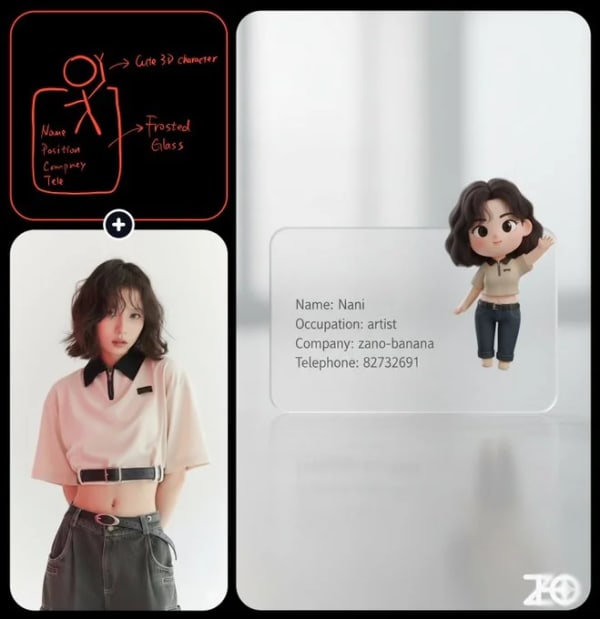 Beautiful Card Design — AI image prompt example
