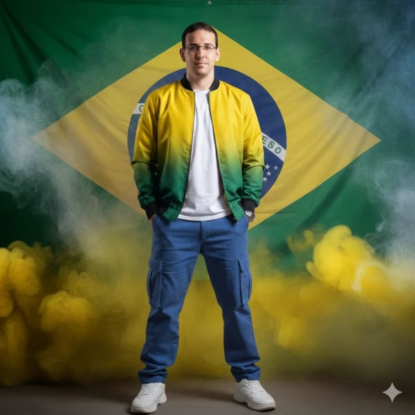 Brasilian man — AI image prompt example