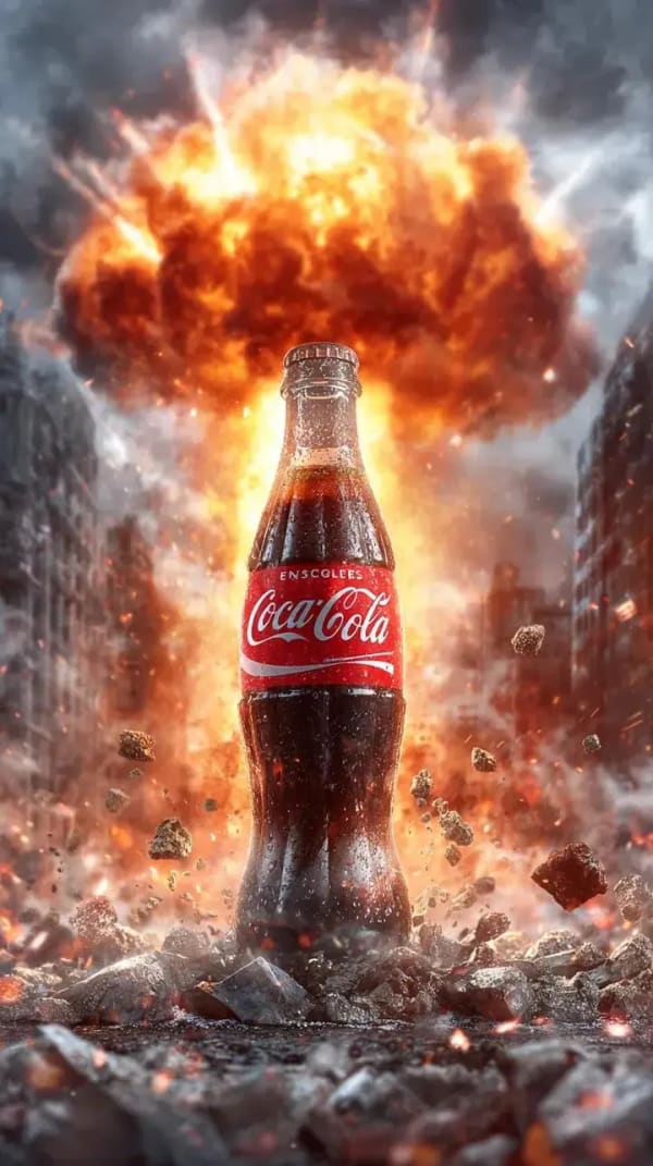 Cinematic action poster — AI image prompt example