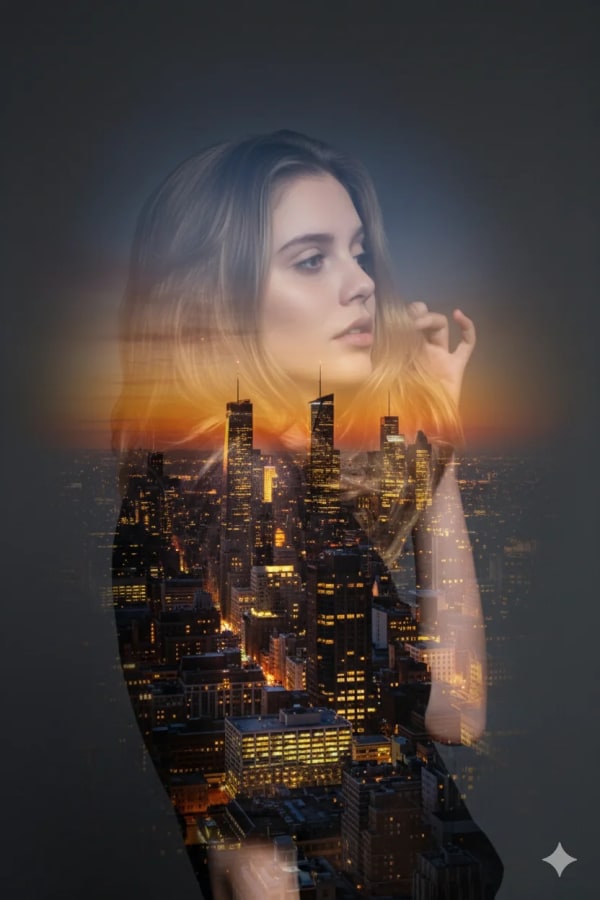 City Within the Mind — AI image prompt example