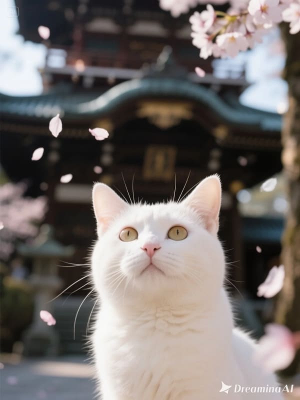 Close up cat — AI image prompt example