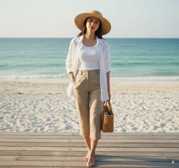 Coastal Grandmother Chic — AI image prompt example