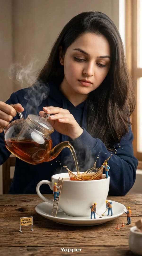 Cup Love Yapper — AI image prompt example
