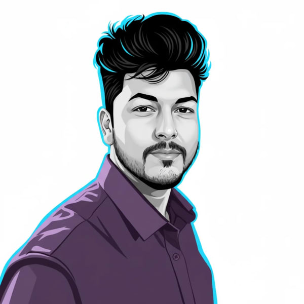 Digital illustration — AI image prompt example