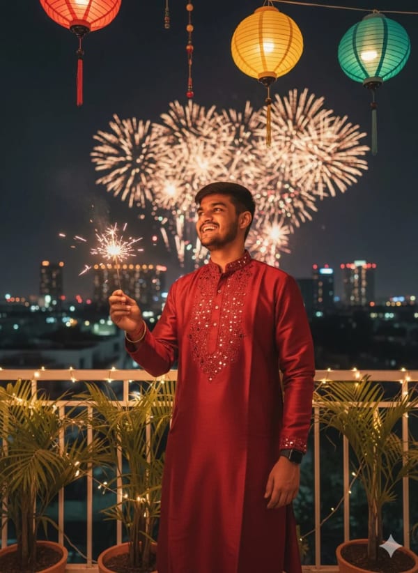 Diwali Celebration — AI image prompt example