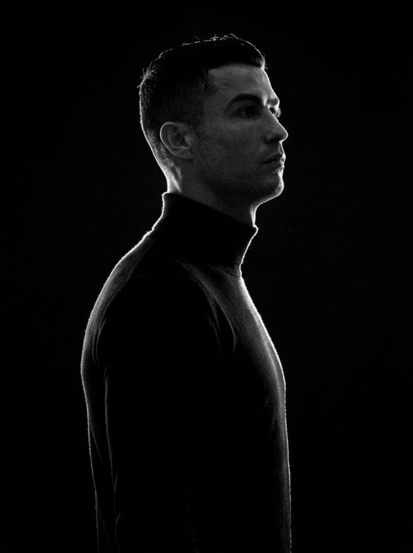 Dual Profile Noir — AI image prompt example