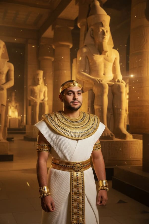Egyptian king — AI image prompt example