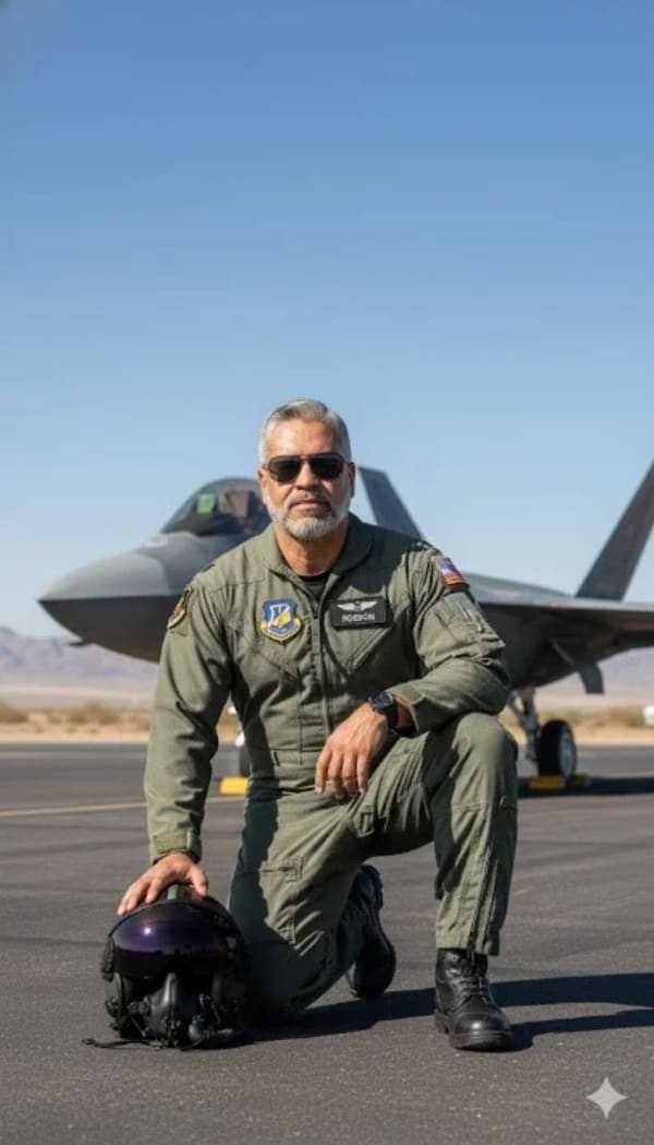F22 Pilot - Top Gun — AI image prompt example