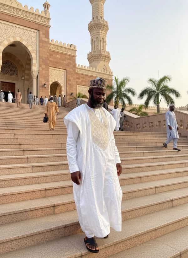 Fasasi at mosque — AI image prompt example