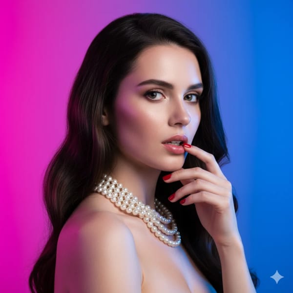 Fashion Beauty Portrait — AI image prompt example