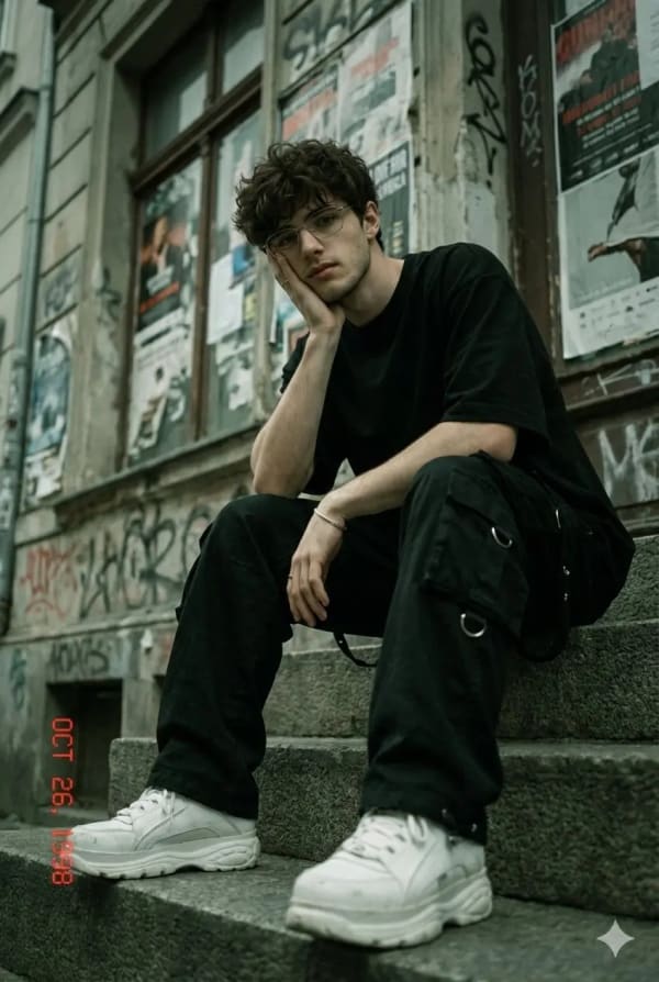 Grunge Street Style — AI image prompt example