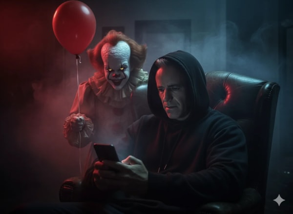 It, the thing — AI image prompt example