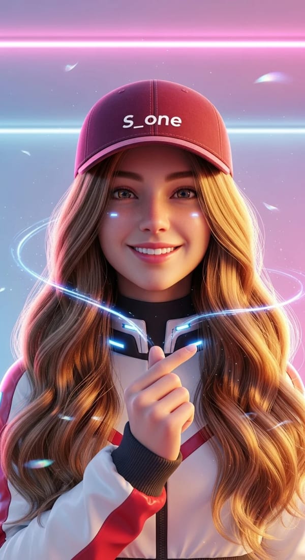 Light Spirit â€” Guardian of Digital Radiance — AI image prompt example
