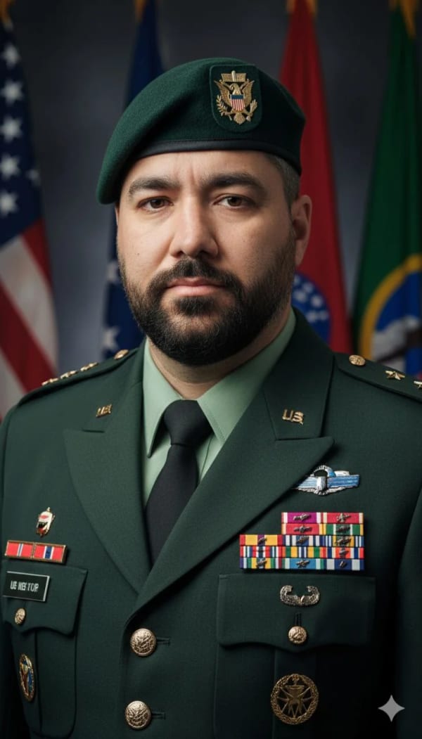 Militray Officer Portrait — AI image prompt example