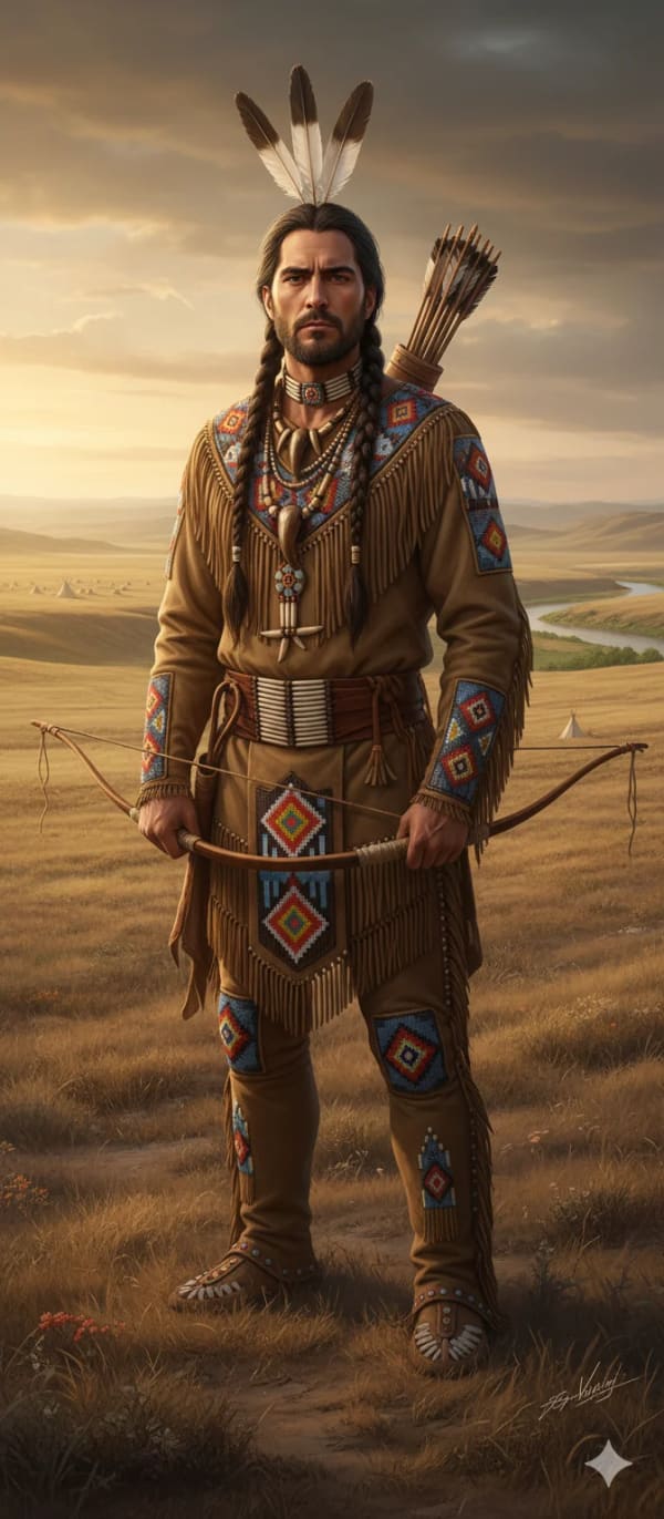 Native American person — AI image prompt example