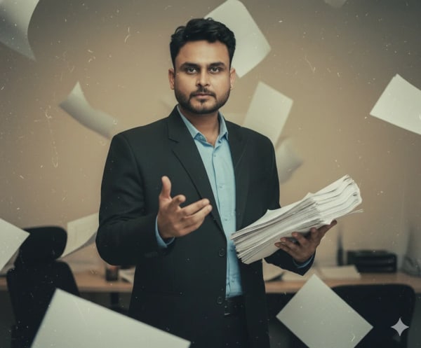 Office Person — AI image prompt example