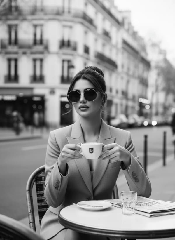 Parisian Street Elegance — AI image prompt example