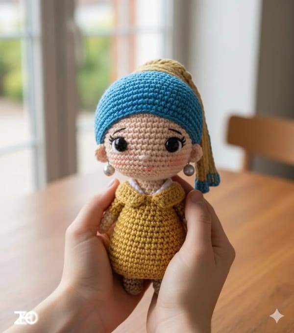 Photo to Crochet Doll — AI image prompt example