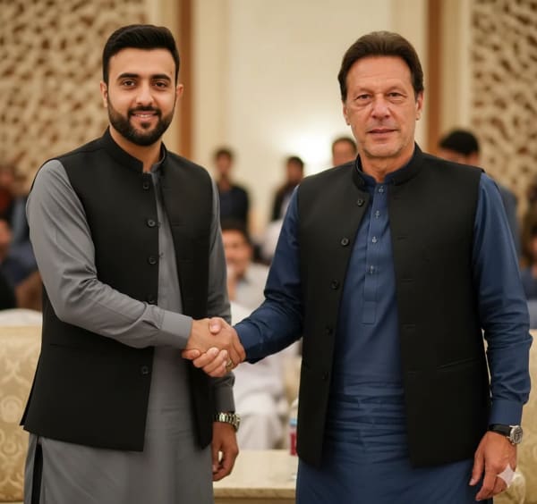 Picture with Imran khan — AI image prompt example