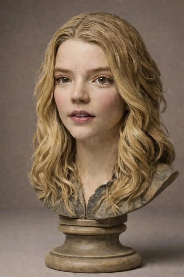 Polychrome Bust — AI image prompt example