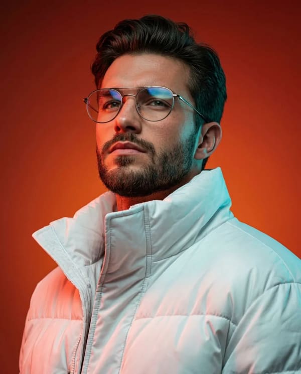 Power Portrait Angle — AI image prompt example