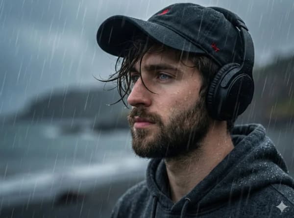profile looking — AI image prompt example