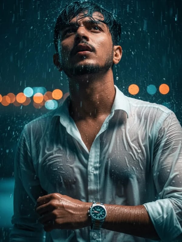 Rainy day — AI image prompt example