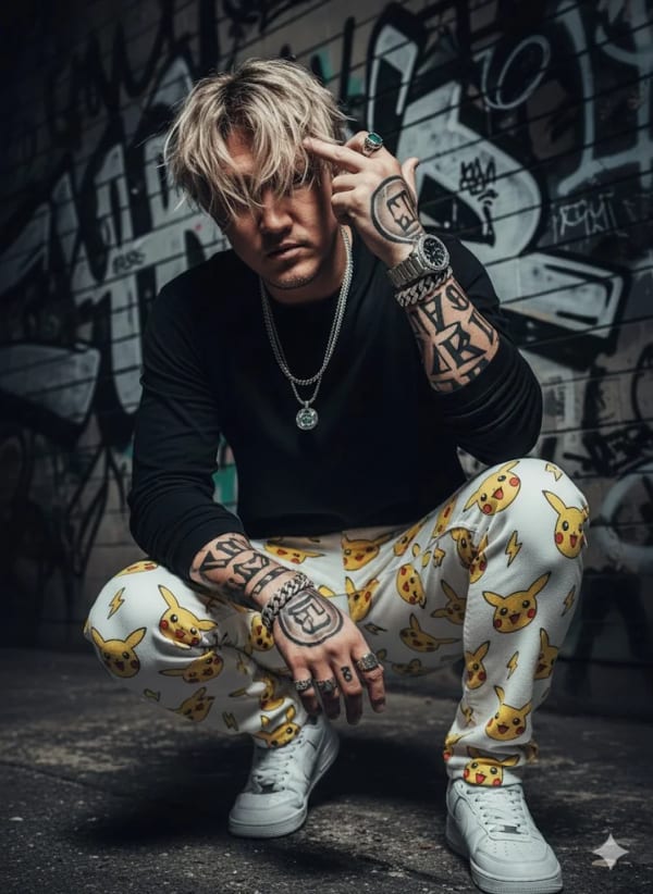 rapper — AI image prompt example