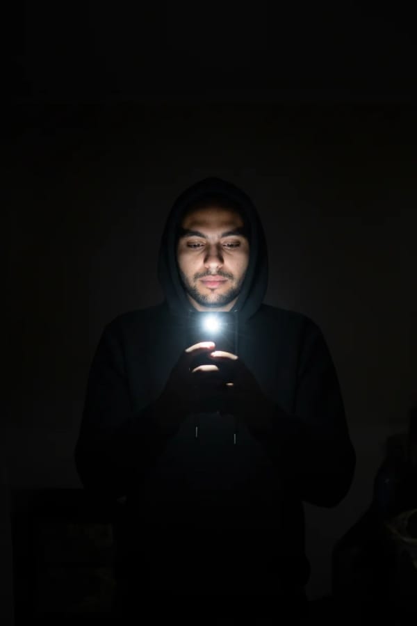 real life at night — AI image prompt example